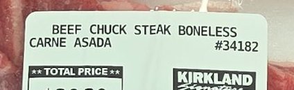 코스트코 소고기 부위 총정리 — 영어 이름 보고 한식 뭐 해먹지? — Beef Chuck Steak Boneless / Carne Asada (