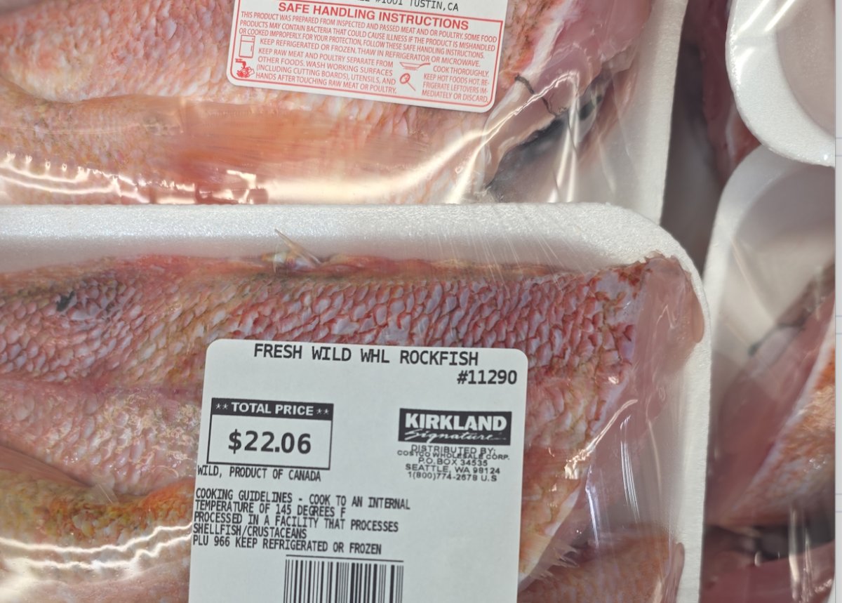 코스트코 Fresh Wild Whole Rockfish (락피시 · 우럭·볼락