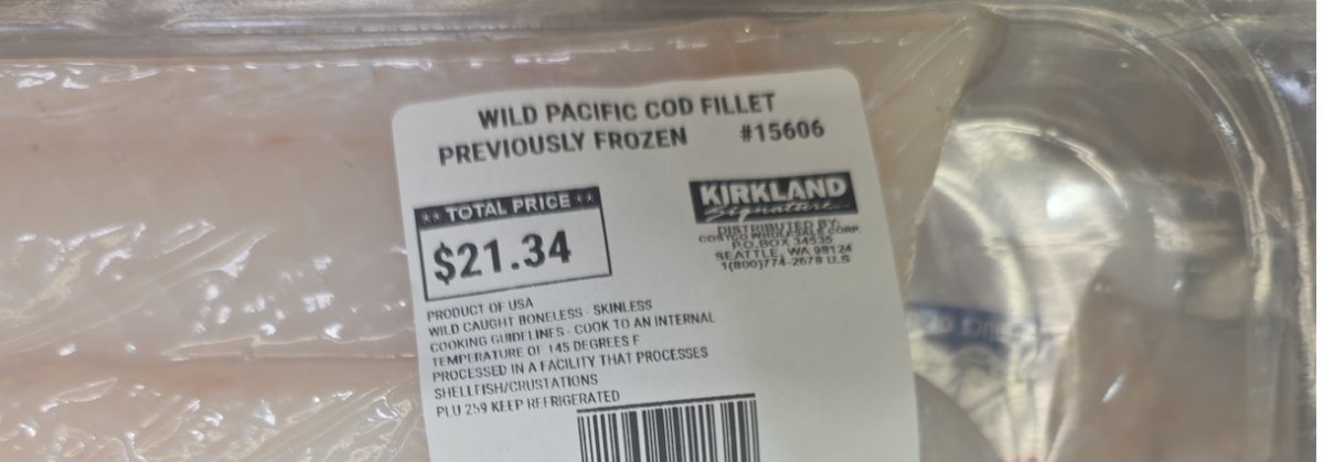 코스트코 Wild Pacific Cod Fillet (대구)